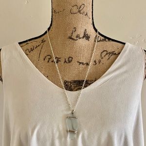 NWT handmade sea-glass necklace